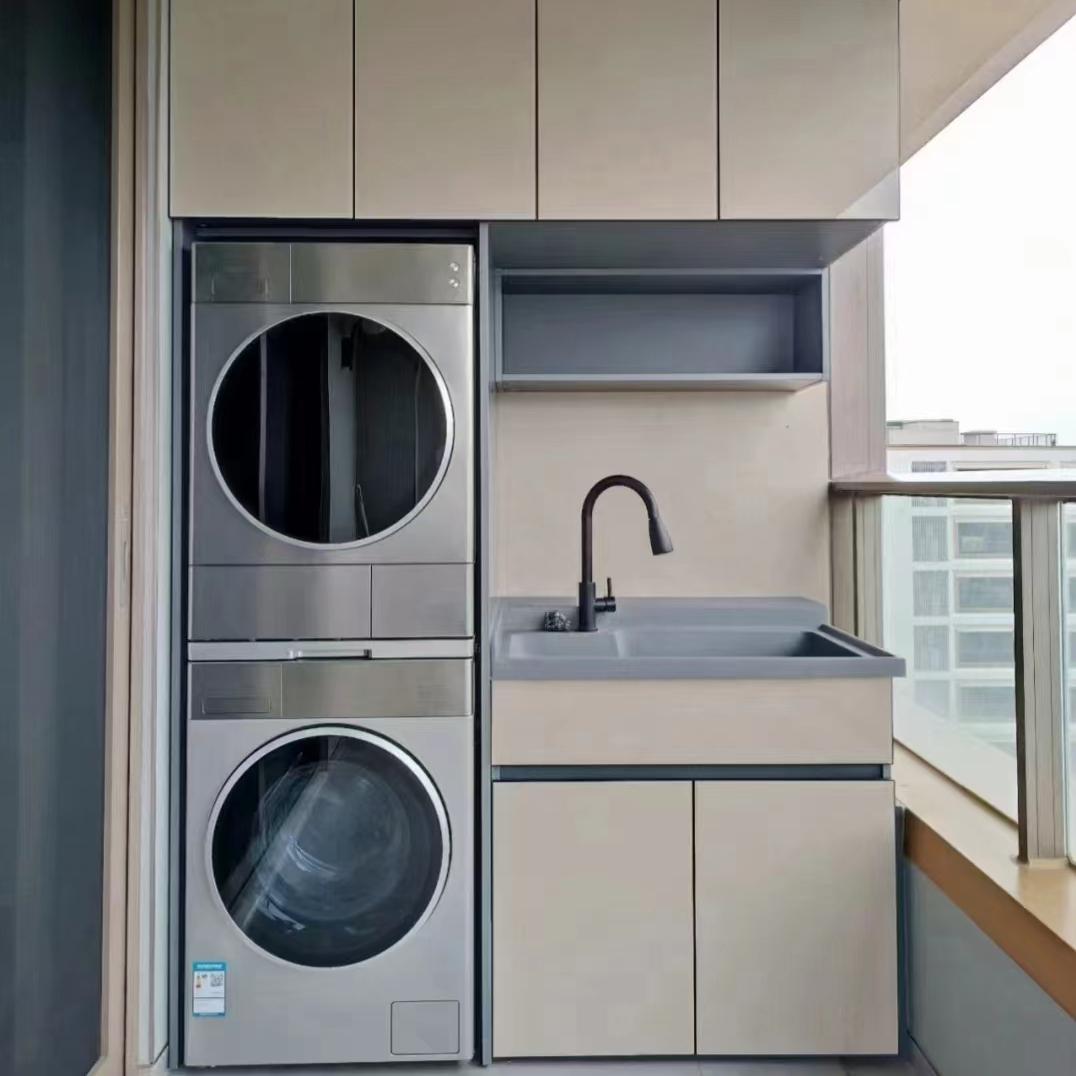 焊接大板铝合金洗衣机柜厂家