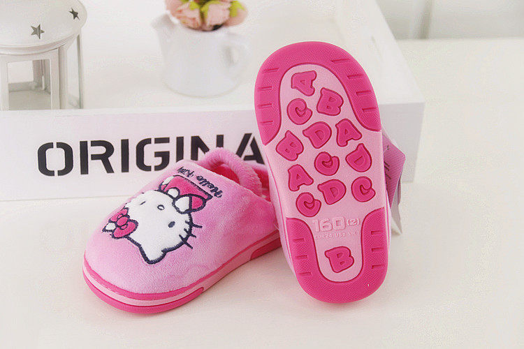 Chaussons enfants en autre HELLO KITTY pour hiver - semelle autre - Ref 1003871 Image 4