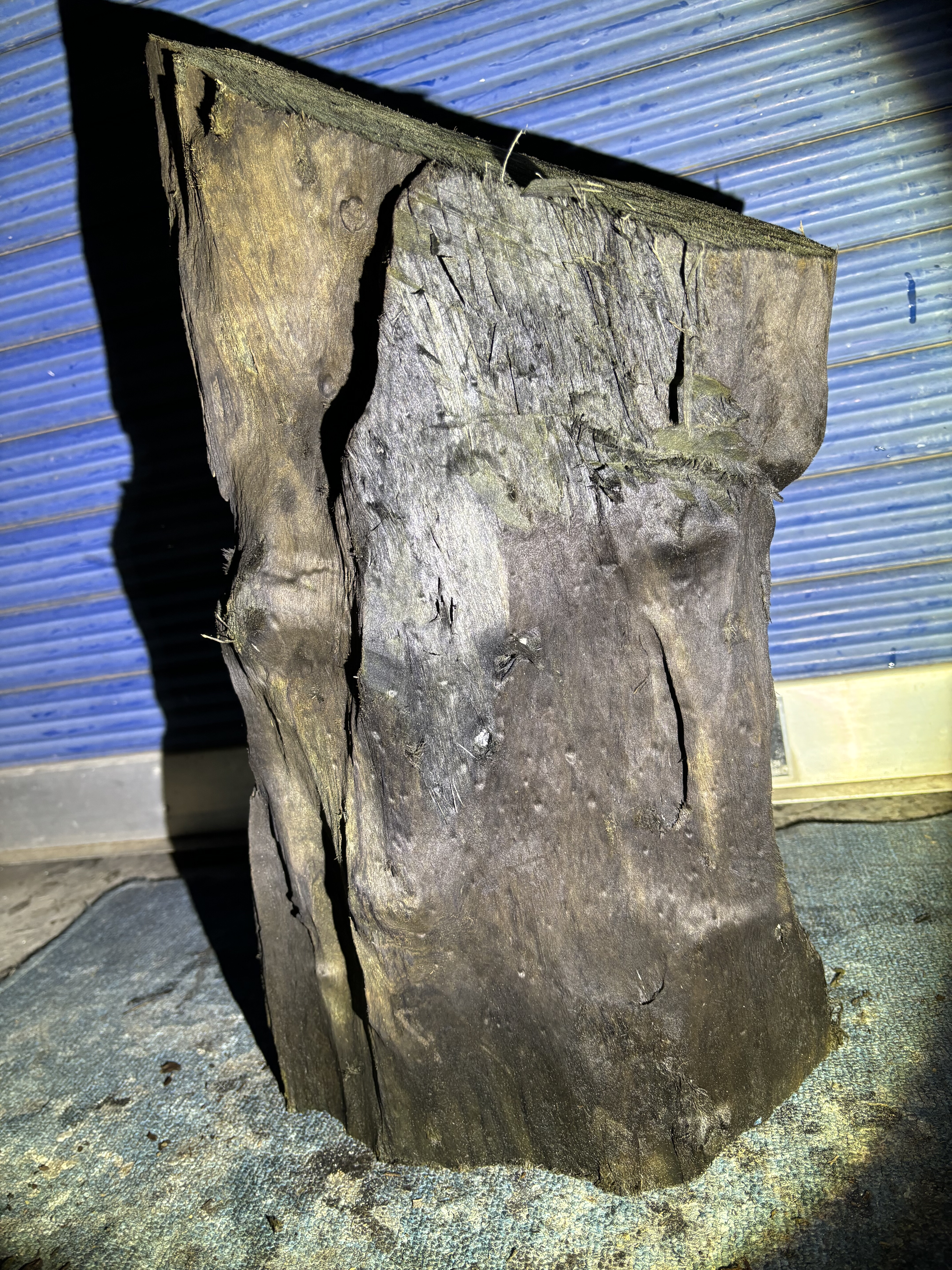 阴沉金丝楠乌木料小叶桢楠香味保真正品雨滴纹块块茶盘雕刻摆件料