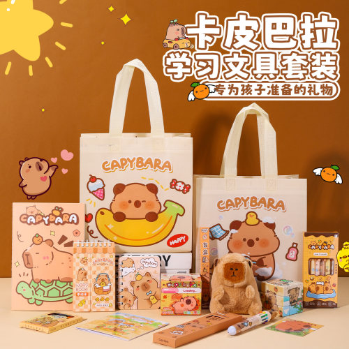 卡皮巴拉伴手礼中小学生儿童生日回礼全班表彰奖品十岁开学礼物
