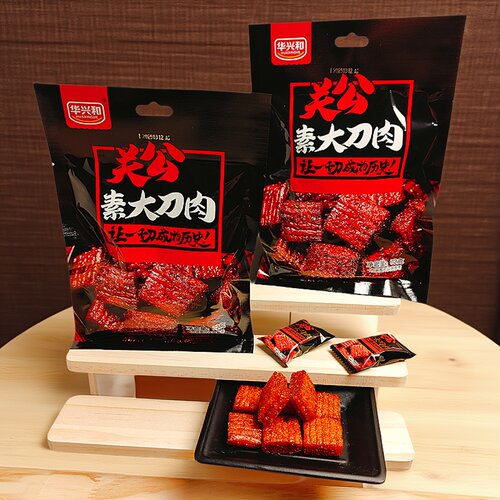 华兴和辣条块素肉劲辣不酸小包装