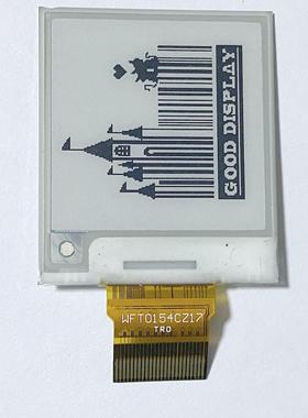 1.54寸 墨水屏/电子纸 WFT0154CZ17 支持局刷