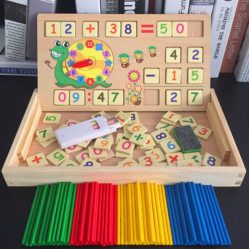 数数棒儿童算术数学教具 幼儿早教算数工具小学生加减法运算玩具|ruв категории игрушка/коляска/головоломка/блоки/модель, обучения/эксперимент/живопись канцелярские принадлежности, обучения математике плита/расчет стойка - от Buy2taobao.com для оказания профессиональной услуги покупки агента Taobao