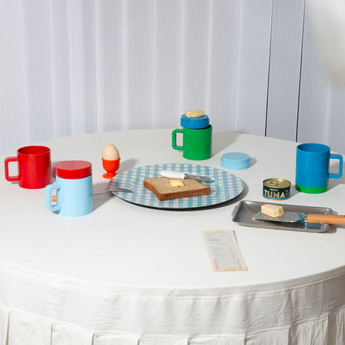 糖果色塑料杯儿童水杯漱口杯撞色