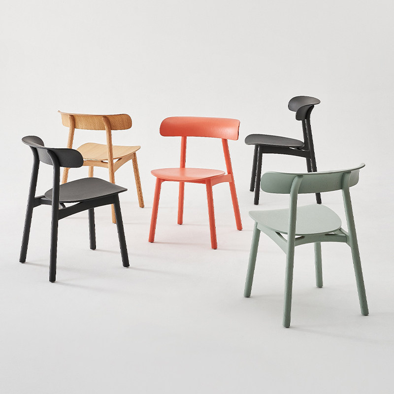 实木靠背椅餐厅书房靠背椅