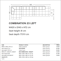 Комбинация 23 левого 420 заказа 8-12 месяцев