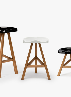 sort英国Established&Sons复古木腿凳子独凳吧凳矮凳高脚凳HEIDI