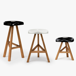 sort英国Established&Sons复古木腿凳子独凳吧凳矮凳高脚凳HEIDI