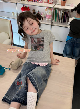 女童26夏季KT短袖套装