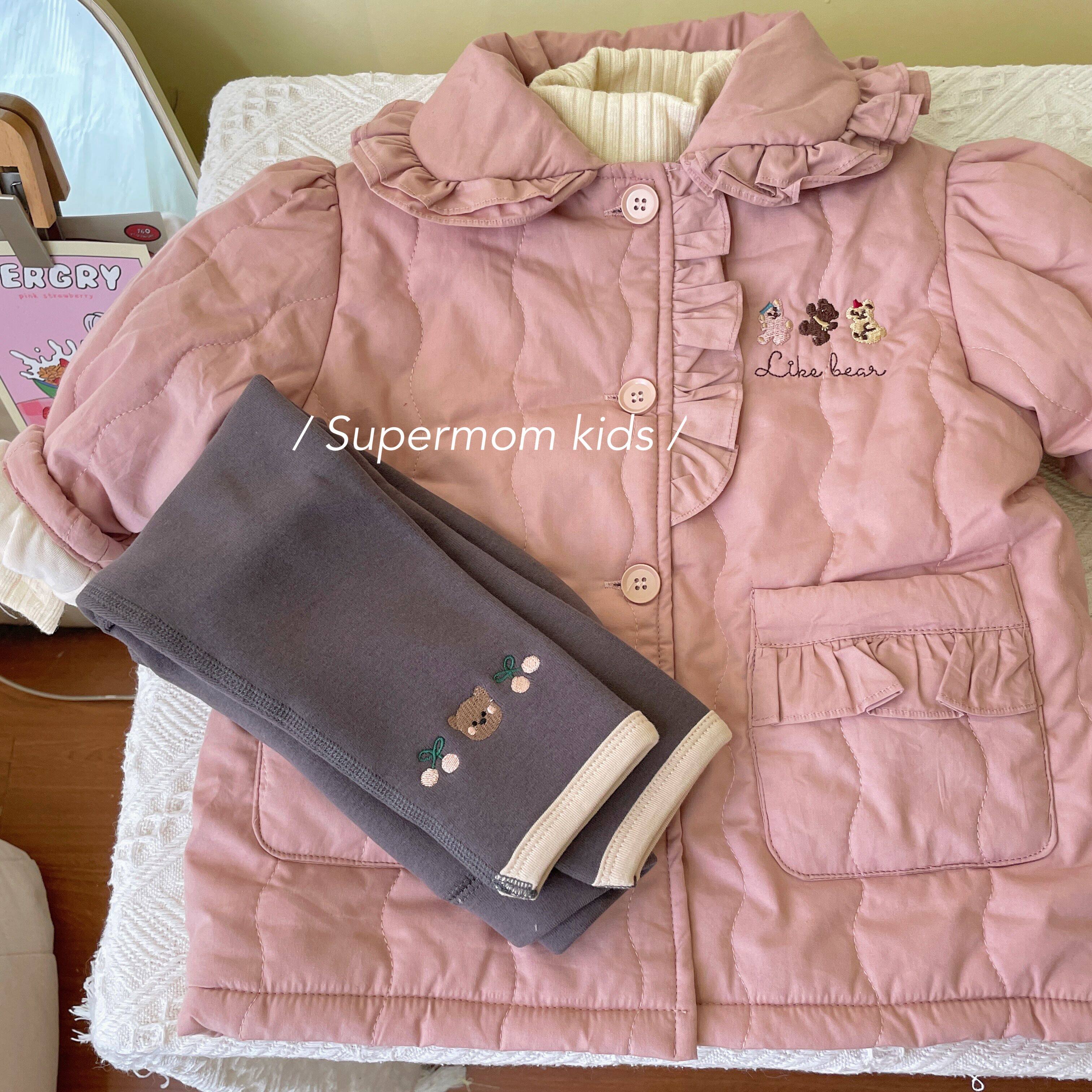 supermom冬季中长款棉服