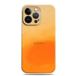 原创日出抽象艺术适用17苹果16promax手机壳15橙色12小米14华为mate60菲林p70荣耀200潮nova13一加oppo潮vivo