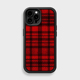 经典 红色格子秋冬iphone16手机壳适用苹果15小米14华为mate60全包P70荣耀200防摔vivo一加oppo高级保护套新款