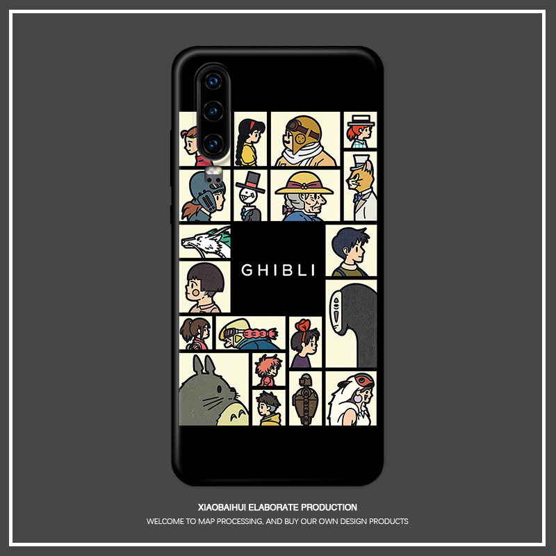华为p30p40手机壳宫崎骏