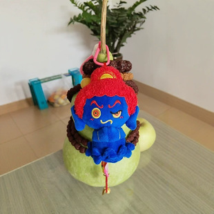 新款XM山西大同文创云冈石窟文创佛小伴莲花小佛观音公仔挂件