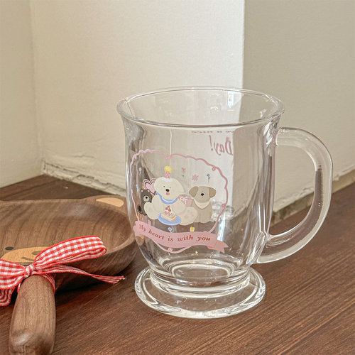 原创设计高颜值少女心玻璃杯