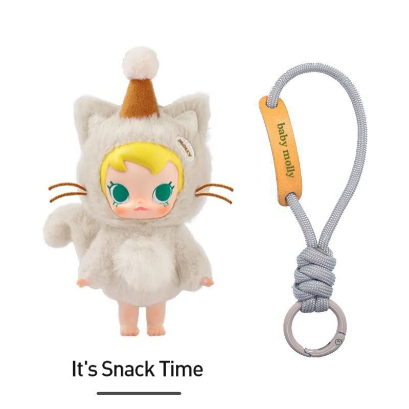 babymolly口袋朋友手工编织挂绳