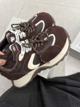 1303新款加绒真皮女冬季保暖加厚德训厚底增高勃肯靴老爹鞋4111