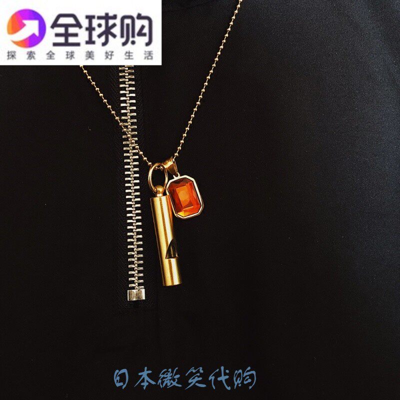 日本18SS Brass Whistle Necklace 圆珠链条黄铜复古嘻哈潮牌口哨在类目 饰品/流行首饰/时尚饰品新, 项链中 - 来自Buy2taobao.com提供专业的淘宝代购服务