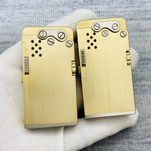 龙舌自动手工纯铜煤油打火机