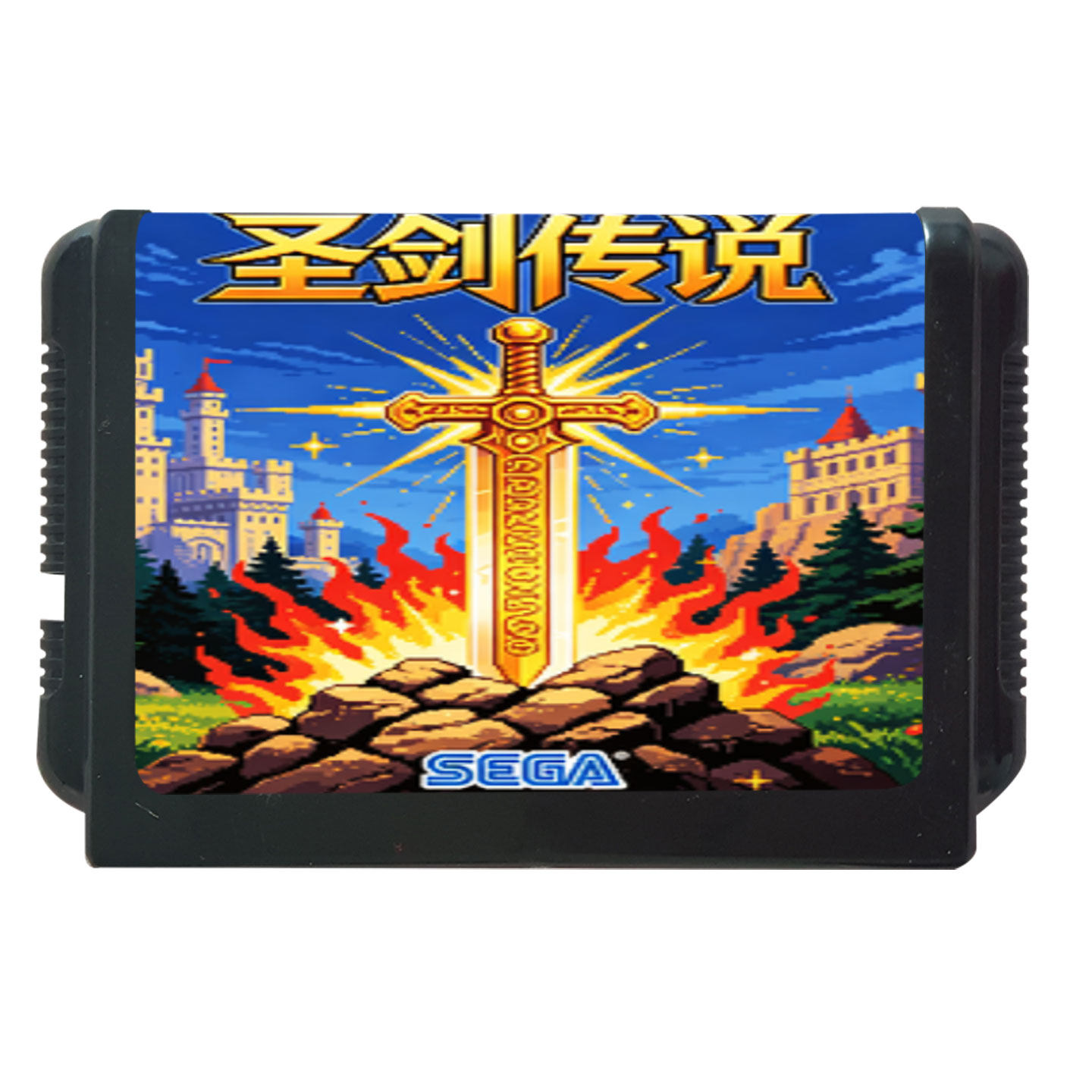 SEGA圣剑传说MD卡带复古家用游戏机手柄版经典游戏Saint Sword