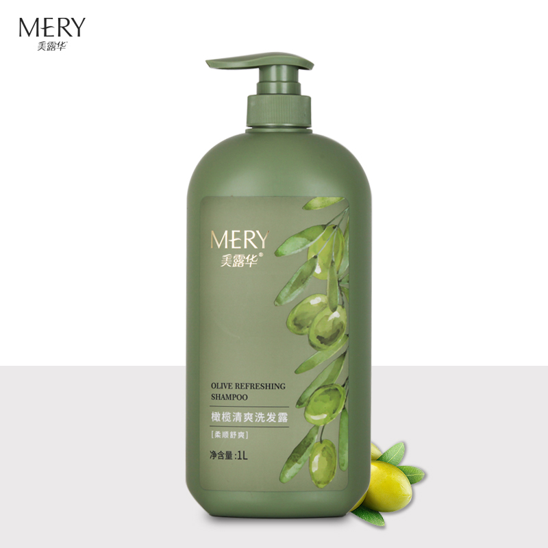 美露华（Meiluhua）橄榄清爽洗发露 清洁头发污垢和油脂 发丝柔顺