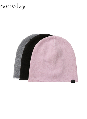 RA everyday 针织羊毛冷帽 黑色/灰色/粉色