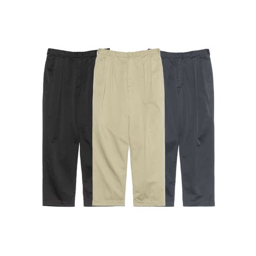 现货 nanamica Double Pleated Chino Pants 双褶斜纹休闲裤26AW