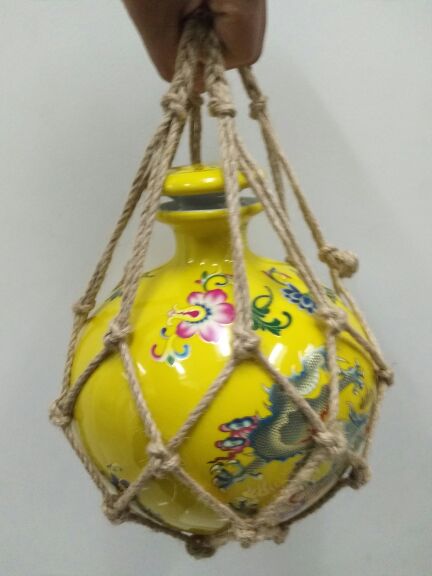 5斤加粗加重酒坛子麻绳网兜酒坛家用酒壶