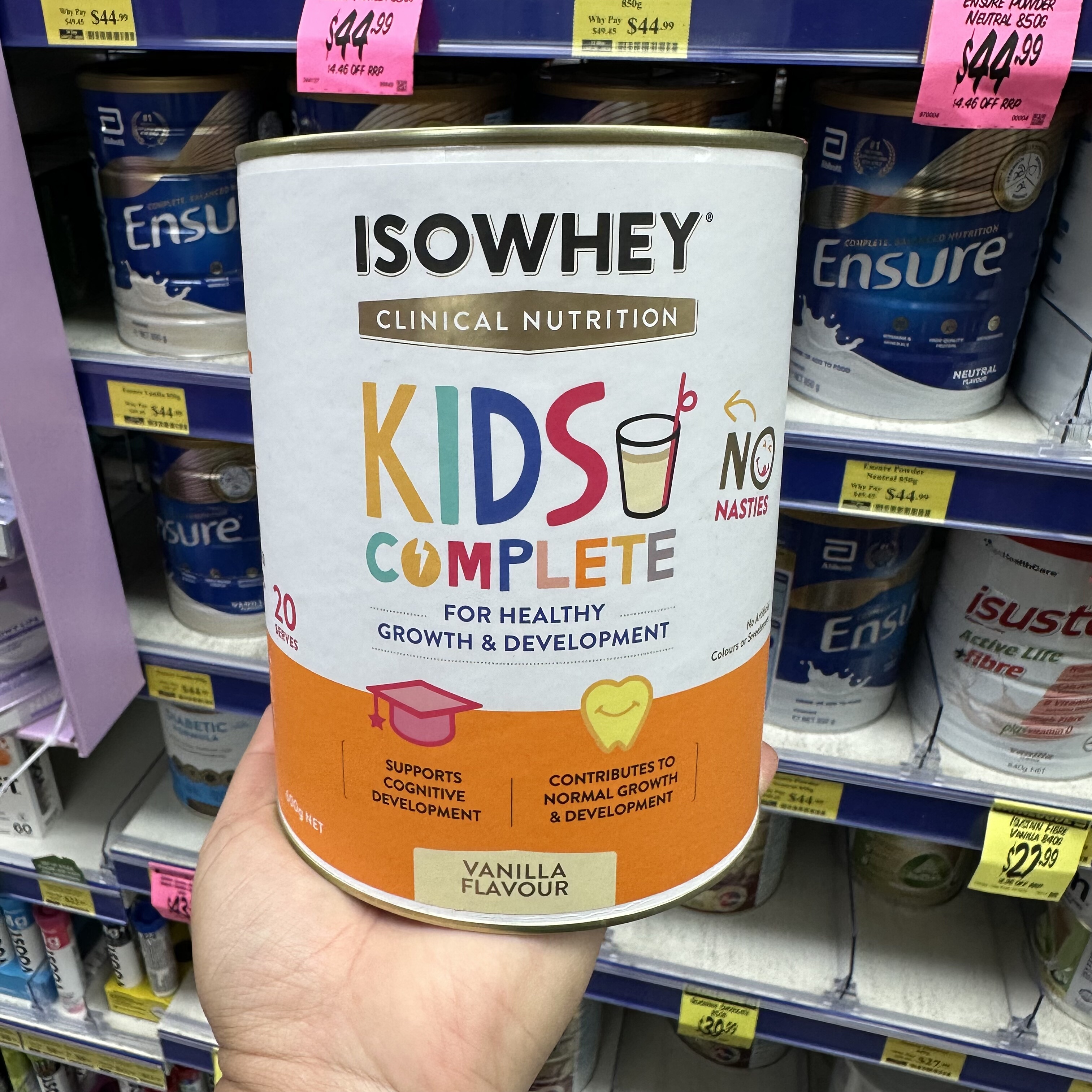 澳洲直邮 IsoWhey 儿童营养蛋白粉600g多口味