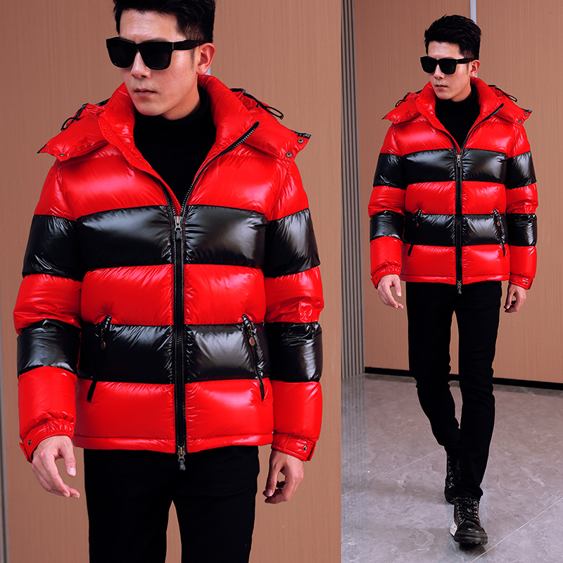 帝虎 羽绒服男 短款 羽皇 高端 品牌 90%白鹅绒 26-002 冬季新款