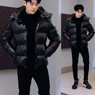 加厚 高端 品牌 帝虎 26DH 短款 90%白鹅绒 JDY001 羽绒服男