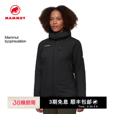 猛犸象连帽纯色棉羽外套