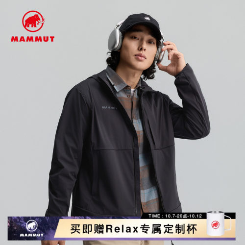 猛犸象Relax男防风防泼水软壳
