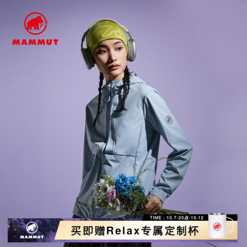 猛犸象Relax女防风防泼水软壳