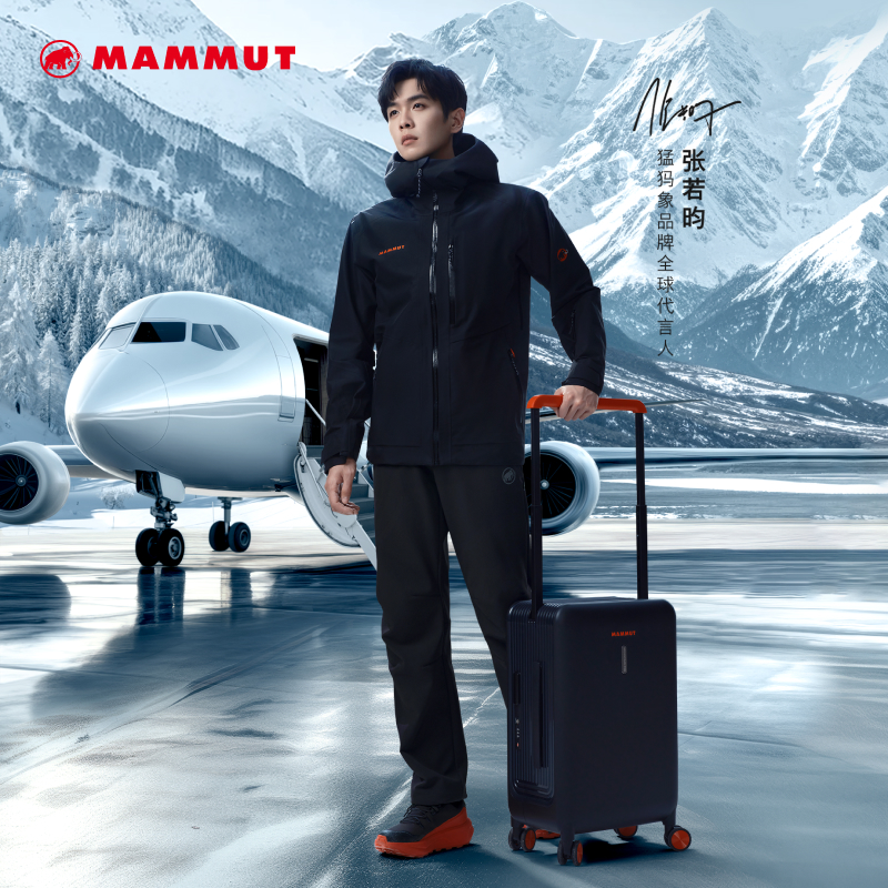 MAMMUT猛犸象Mountain GTX【黑铉甲】刺绣红标硬壳秋季新款冲锋衣