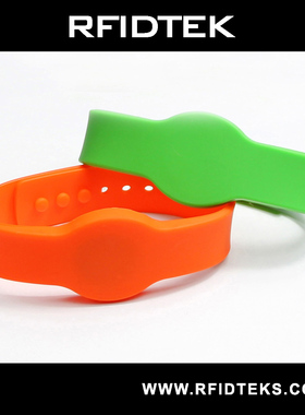 RFID硅胶手腕带，RFID手环 ID卡 125KHZ 游泳桑拿手牌TK4100芯片