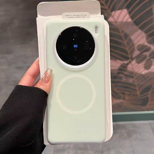 适用于oppofindx8磁吸液态硅胶壳