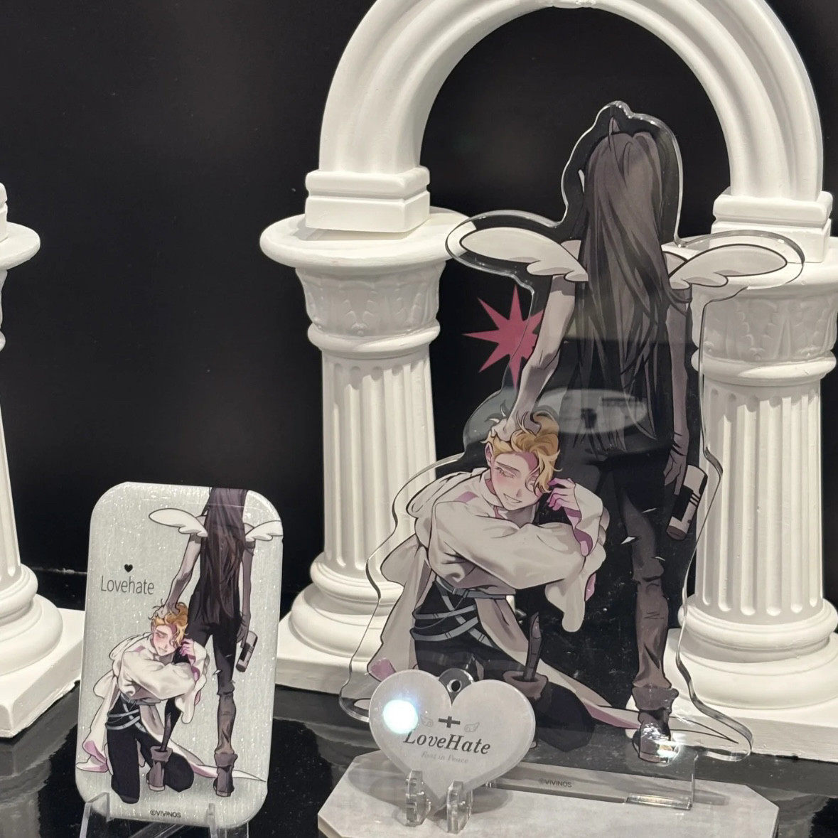 新款异形舞台周边cp双人立牌亚克力创意摆件装饰ivan till mizi