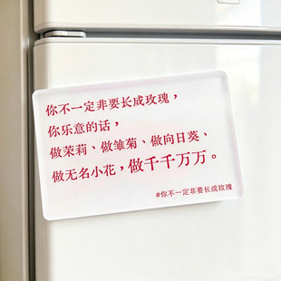 才华横溢的小朋友励志文字自制亚克力冰箱贴装饰型桌面装饰贴