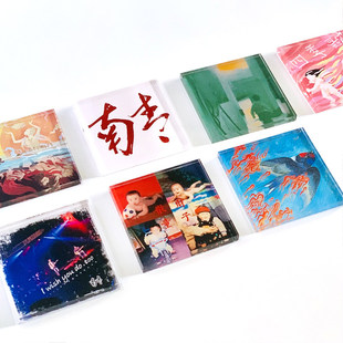 满20|南青 赞诗乐队冰箱贴摇滚周边物料亚克力原创歌词磁吸款