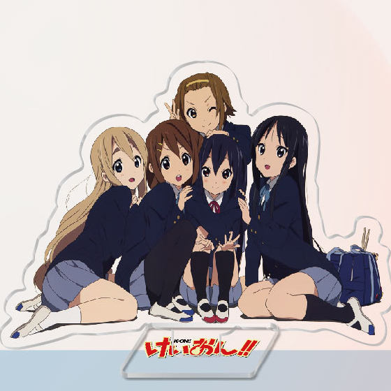 轻音少女亚克力立牌秋山澪琴吹中野梓平泽唯田井中律动漫周边摆件