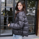 短款翻领鹅绒服女轻薄款外套小个子冬季8028P295K399，女装羽绒服，浙宝253