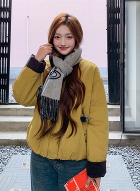 短款2025秋冬新款小个子棉服休闲宽松棉衣8025P165K269