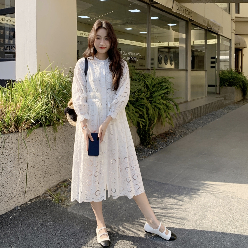 现货25夏装显瘦法式蕾丝刺绣三件套裙子5689P138K199，女装连衣裙，浙宝253