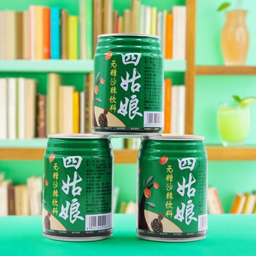 四姑娘山无糖拉罐沙棘饮料补充vc