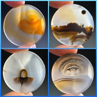 海玉巴玉天然玛瑙象形图案奇石牌子人物花草风景山水玉髓珠宝 012