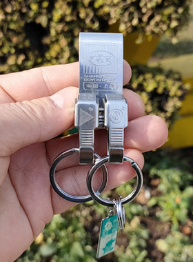 现货博友钥匙扣博友不锈钢钥匙扣正品汽车皮带腰挂367