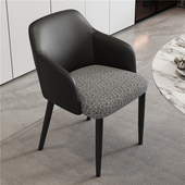 现代扶手餐椅家用餐厅酒店轻奢高级感设计师网红椅子新款 靠背茶椅