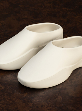 小紫人FOG CRAZY EVA Runner 雕塑线条简约老钱风一脚蹬休闲拖鞋