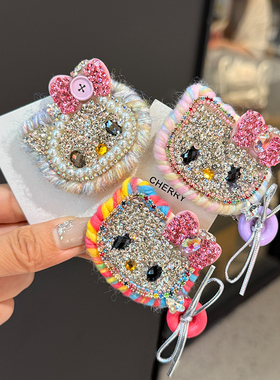 hellokitty可爱发夹碎发整理夹